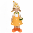 Blumenkind Junge Figur gelb