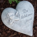 Deko Herz Du bleibst immer bei uns.