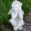 Engelfigur sitzend, Trostengel Figur