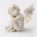 Engel friedlich schlafend, Tauerengel. Höhe 8,5cm