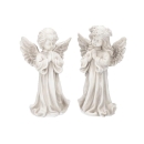 Engel Figuren Junge und Mädchen, betend.