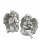 Engel mit Rose, Engel betend. 2 Modelle