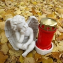 Grablichthalter mit Outdoor Kerze