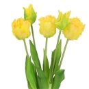 Gelbe Grabschmuck Blumen, Tulpen Bündel Gelb, X 5