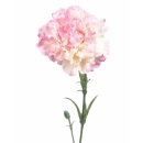 Kunstblume Nelke, rosa künstliche Nelke für die Grabdekoration
