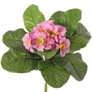 Künstliche Primel in rosa mit 12 Blüten