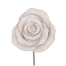 Rosen Accessoires für Grabschmuck, Guss Rose mit Draht Stick