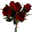 Rosen Bund mit 5 Rosen in rot