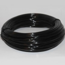 Draht Aluminium, Draht schwarz, 2 mm, 60 Meter