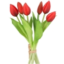 Künstliche Tulpen Rubber 6 Knospen, X6